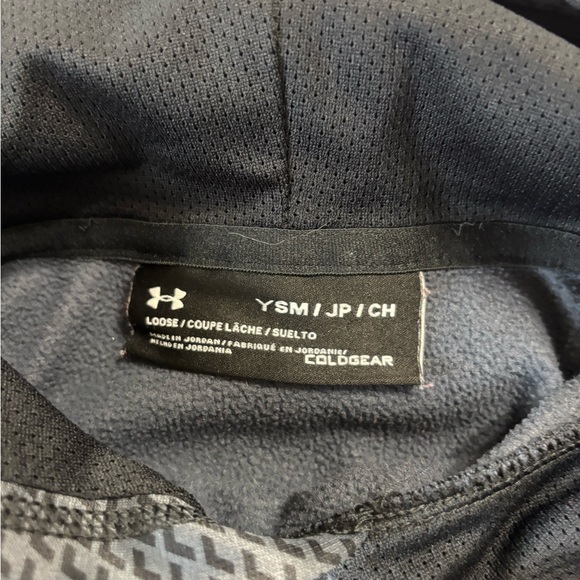 Under Armour Kids Charcoal Patterned Hoodie - Picture 5 of 5
